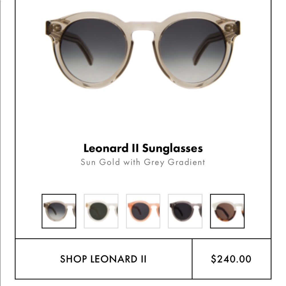 Illesteva sunglasses